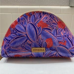 Excellent Loved Condition LARGE Consuela Makeup Bag in the LORETTA pattern